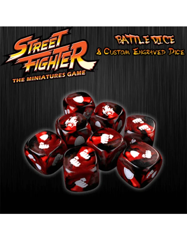 Street Fighter: Red Battle Dice