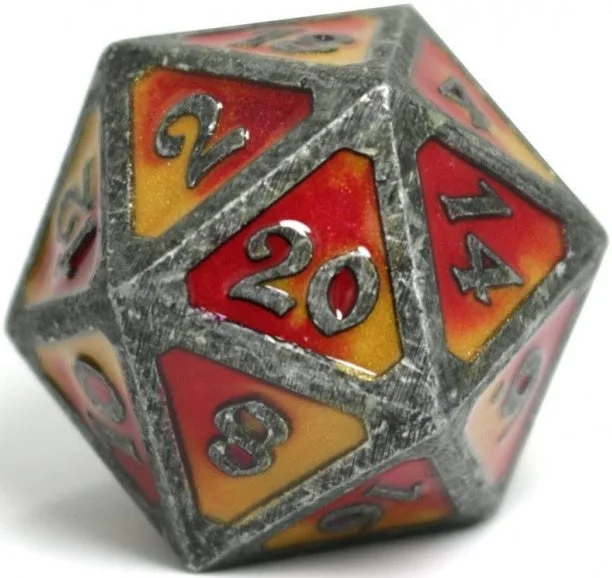 D20 Dire Die Hard Dice - Spellbinder Brimstone (Single)