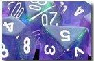 Dice Set Borealis Purple/White Set (7)