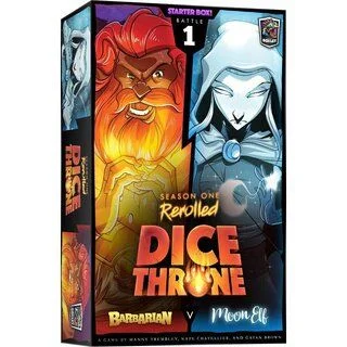 Dice Throne Season One Rerolled Barbarian v Moon Elf