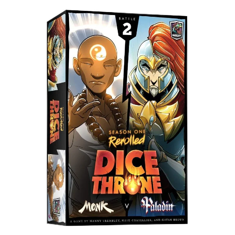 Dice Throne Season 1 Re Rolled Box 2 Monk v Paladin