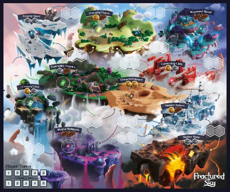 FRACTURED SKY NEOPRENE GAME MAT