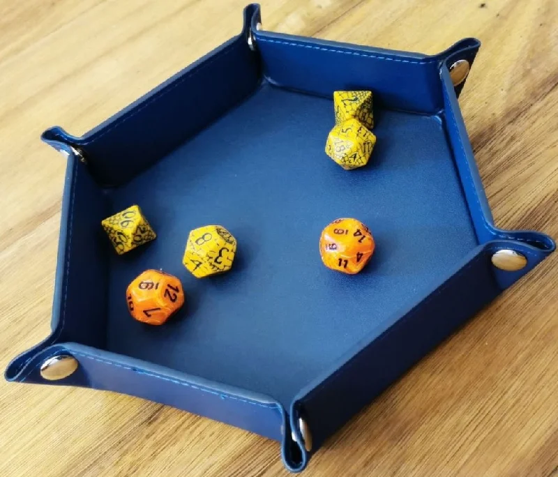 LPG Hex Dice Tray 6" Blue