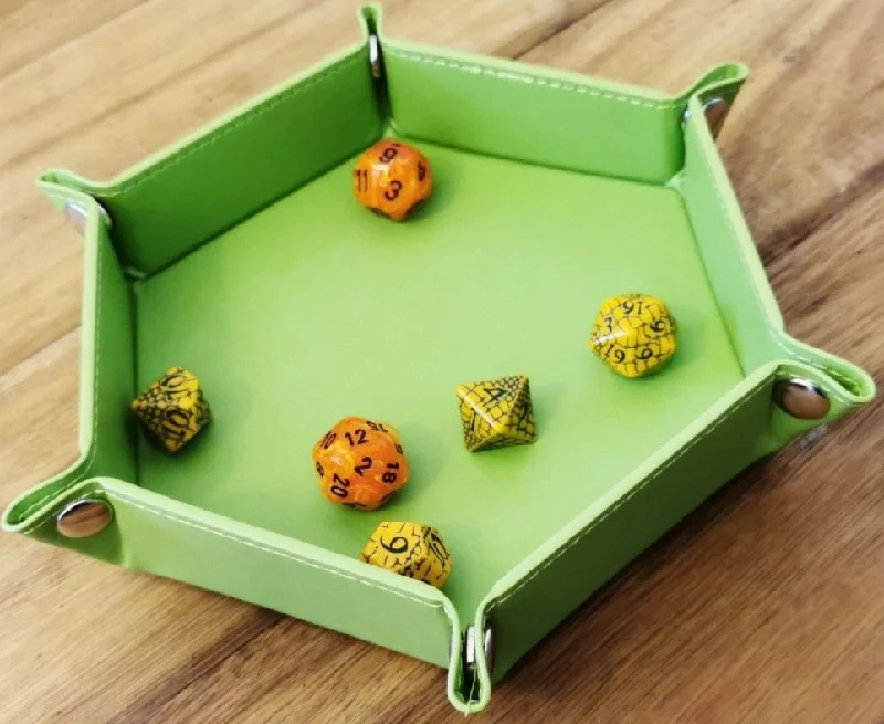 LPG Hex Dice Tray 6" Green