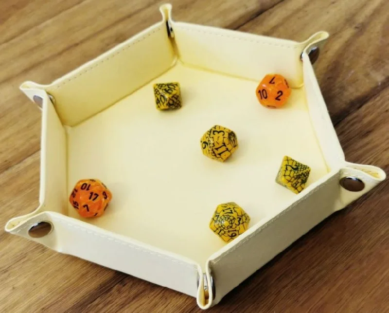 LPG Hex Dice Tray 6" Yellow