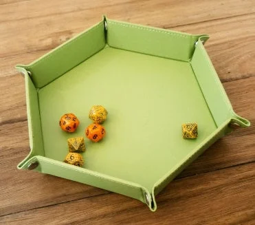 LPG Hex Dice Tray 8" Green