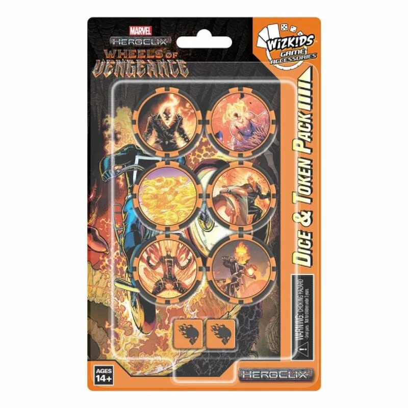 Marvel Heroclix Wheels of Vengeance Dice and Token Pack