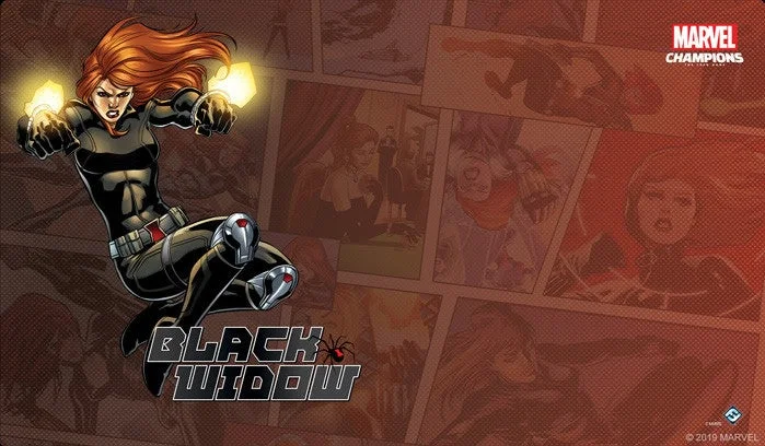 Marvel Champions LCG Black Widow Game Mat