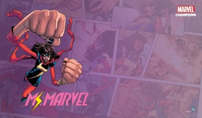 Marvel Champions LCG Ms. Marvel Game Mat