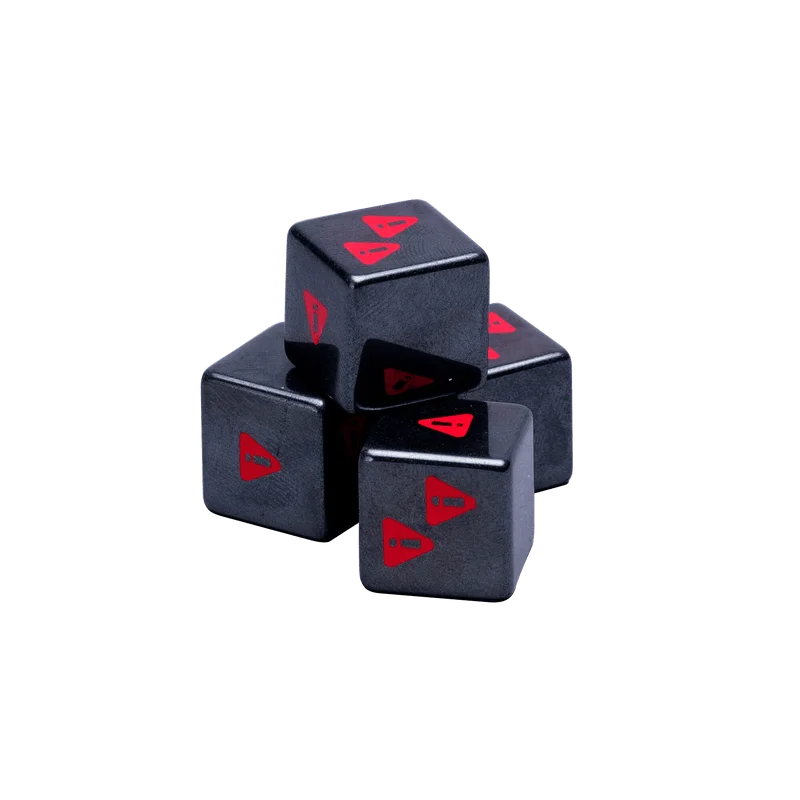 MOONRAKERS HEMATITE HAZARD DICE