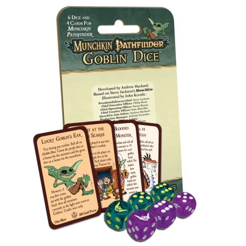 MUNCHKIN PATHFINDER GOBLIN DICE