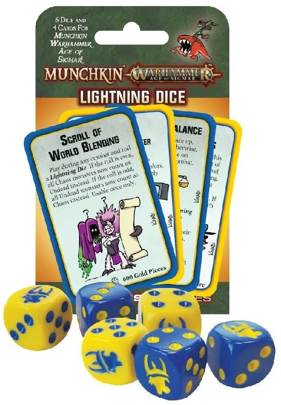 Munchkin Warhammer Age of Sigmar Lightning Dice