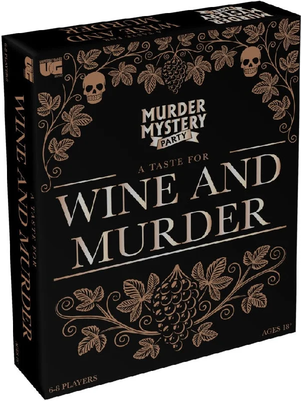 Murder Mystery Party Game Wine and Murder