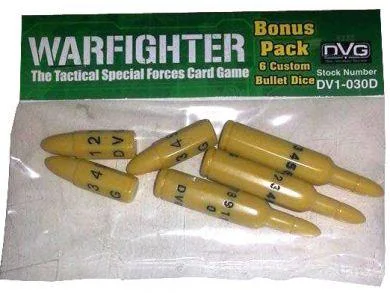 Warfighter Expansion #4: 6 Custom Bullet Dice