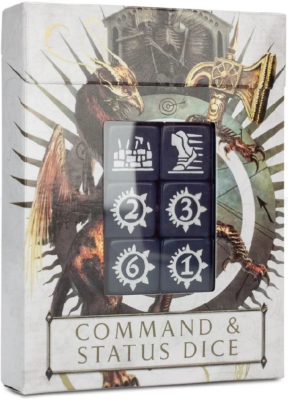 Warhammer Age of Sigmar: Command & Status Dice 68-30 ON SALE