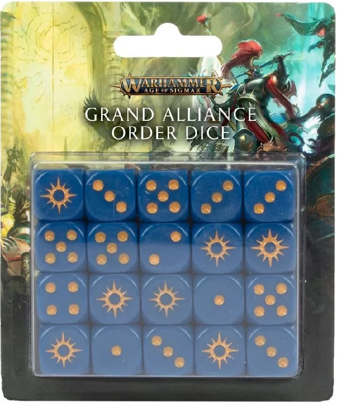 Warhammer Age of Sigmar Grand Alliance - Order Dice