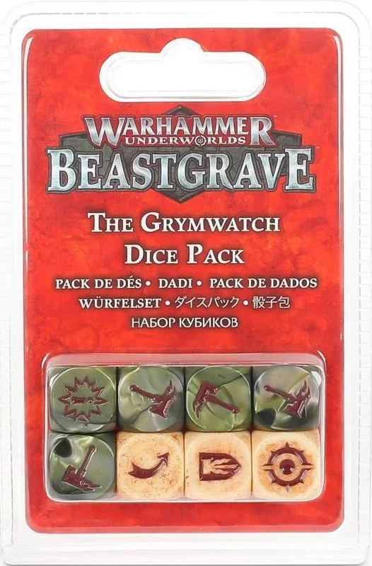 Warhammer Underworlds: Beastgrave – The Grymwatch Dice Pack 110-68