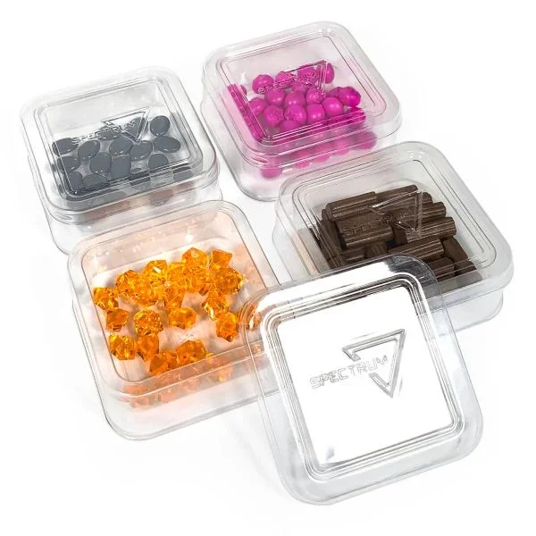 BCW Board Game Spectrum Bit Boxes [4ct Board Game Accessory]