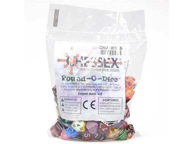 Chessex - Pound-O-Dice (Approx. 80-100 Dice)