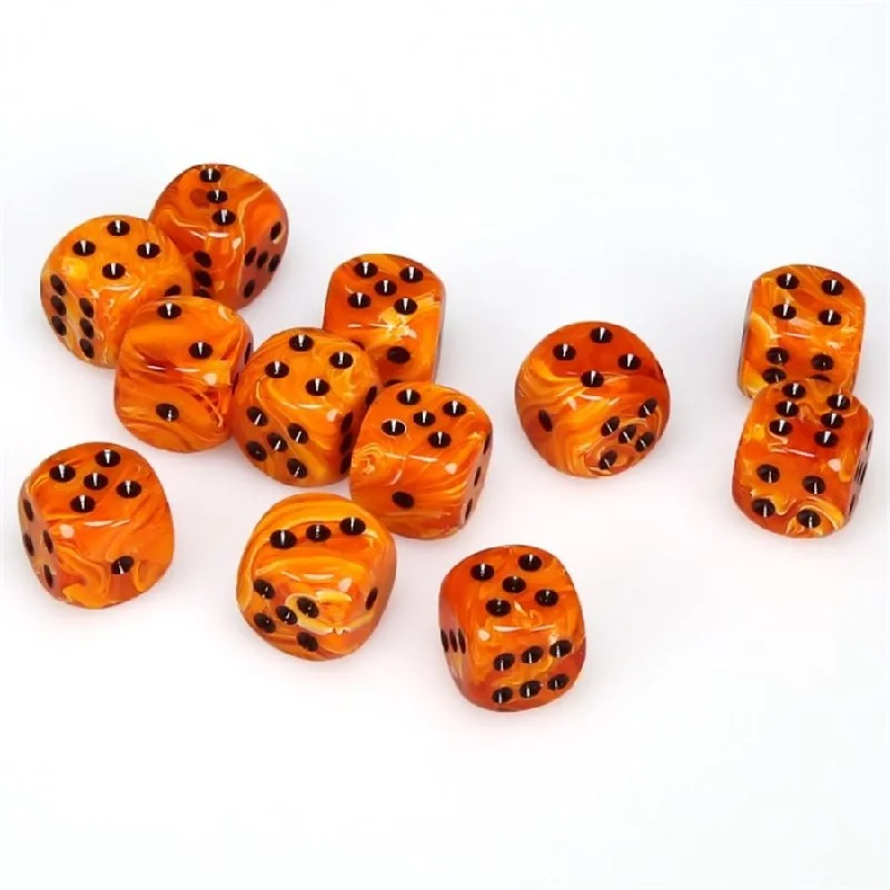 Chessex - Vortex: 12D6 Orange / Black