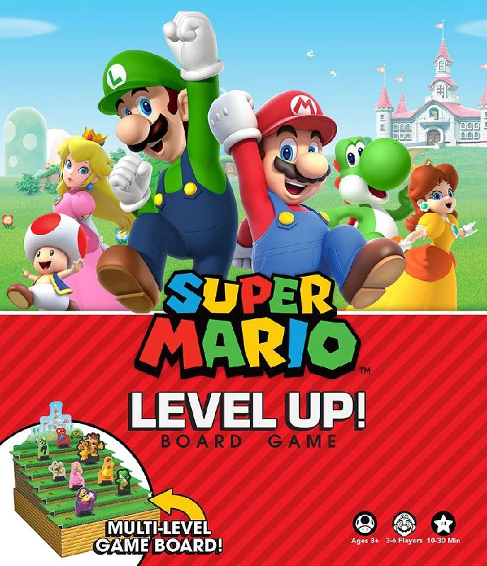 Super Mario: Level Up! Board Game