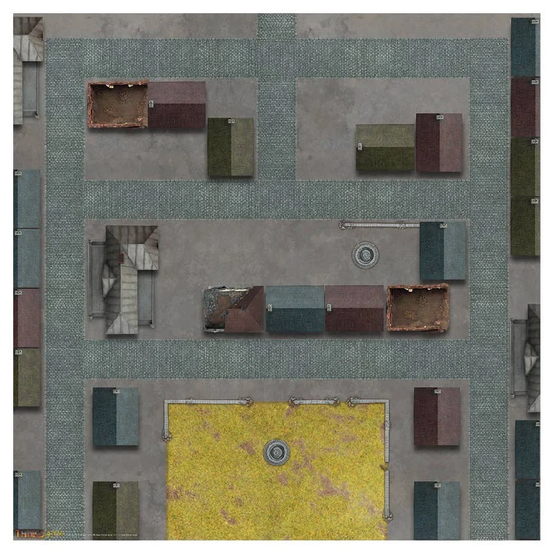 Tanks: Caen Game Mat 36" x 36"