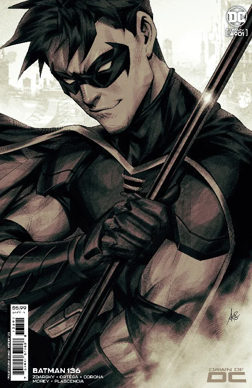 Batman #136 D Stanley Artgerm Lau Robin Card Stock Variant (06/06/2023) Dc